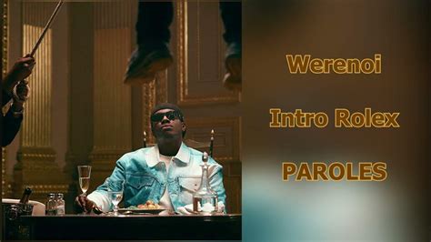 intro rolex werenoi parole|Intro Rolex lyrics by Werenoi .